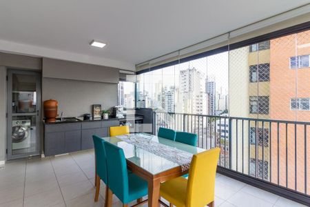 Varanda da Sala de apartamento para alugar com 3 quartos, 93m² em Barra Funda, São Paulo