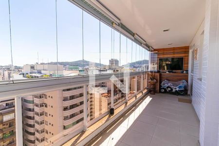 Varanda da sala  de apartamento à venda com 2 quartos, 82m² em Icaraí, Niterói