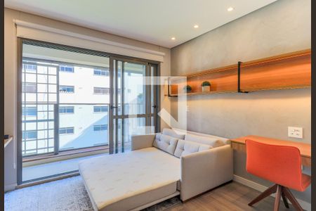 Sala/Quarto de kitnet/studio para alugar com 1 quarto, 25m² em Campo Belo, São Paulo