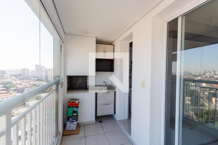 Varanda da Sala de apartamento para alugar com 2 quartos, 72m² em Campestre, Santo André