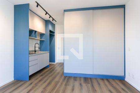 Sala/Cozinha/Quarto de apartamento para alugar com 1 quarto, 25m² em Butantã, São Paulo