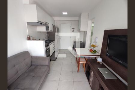 Sala /Cozinha de apartamento para alugar com 2 quartos, 34m² em Barra Funda, São Paulo