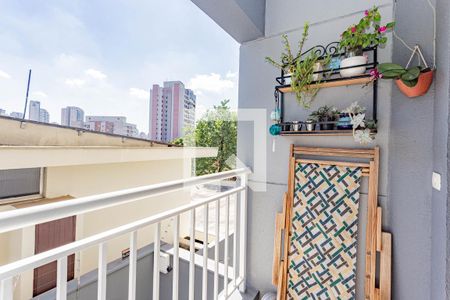 Varanda de apartamento à venda com 1 quarto, 36m² em Vila Gumercindo, São Paulo