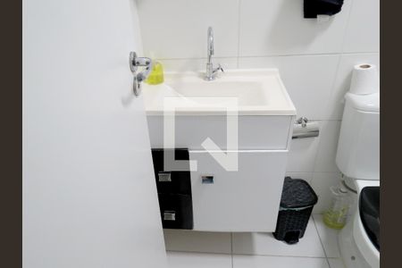 Banheiro Quarto - Gabinete de apartamento à venda com 1 quarto, 46m² em Vila Palmeiras, São Paulo