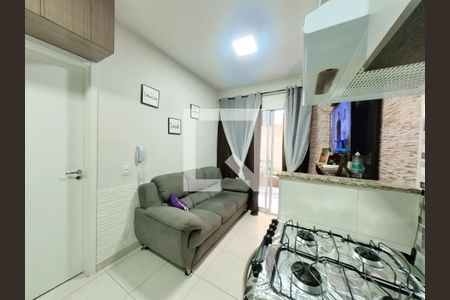Sala de apartamento à venda com 1 quarto, 46m² em Vila Palmeiras, São Paulo