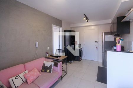 Sala e cozinha de apartamento à venda com 1 quarto, 32m² em Jardim da Glória, São Paulo