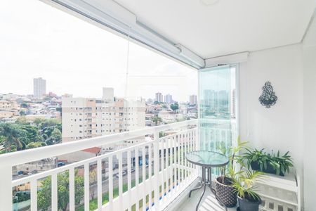 Varanda Gourmet de apartamento à venda com 2 quartos, 63m² em Campestre, Santo André