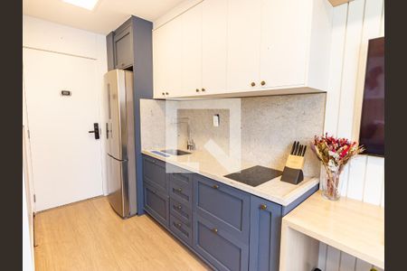 Quarto/Cozinha de apartamento à venda com 1 quarto, 19m² em Brás, São Paulo