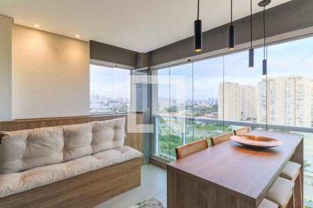 Varanda Gourmet de apartamento para alugar com 2 quartos, 77m² em Jardim Dom Bosco, São Paulo