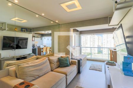 Sala de TV de apartamento para alugar com 2 quartos, 77m² em Jardim Dom Bosco, São Paulo