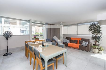 Sala 2 de apartamento à venda com 3 quartos, 190m² em Alto Caiçaras, Belo Horizonte