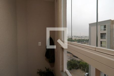 Sacada da Sala de apartamento à venda com 2 quartos, 52m² em Utinga, Santo André