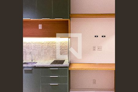 Cozinha  de apartamento à venda com 1 quarto, 25m² em Butantã, São Paulo