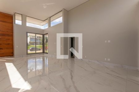 Sala de casa de condomínio à venda com 4 quartos, 254m² em Alphaville Lagoa dos Ingleses, Nova Lima