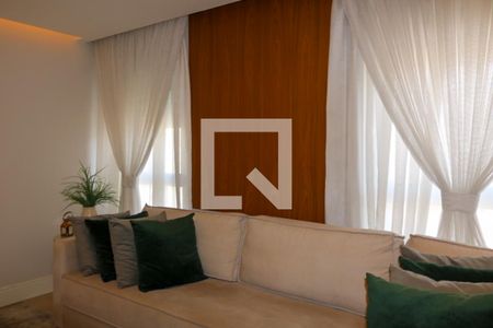 Sala de Estar de apartamento à venda com 1 quarto, 80m² em Osvaldo Cruz, São Caetano do Sul