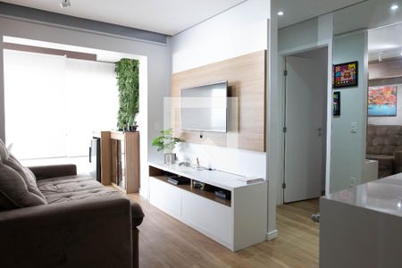 Sala de apartamento à venda com 2 quartos, 60m² em Vila Apiaí, Santo André