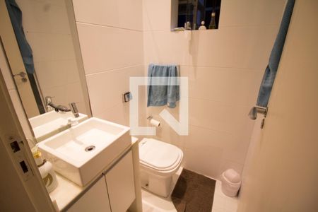 Banheiro Social de apartamento à venda com 3 quartos, 90m² em Botafogo, Rio de Janeiro