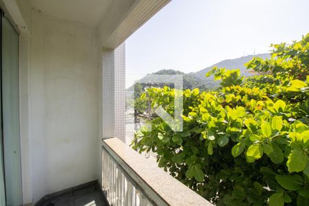 Varanda da Sala de apartamento para alugar com 3 quartos, 100m² em Jardim Tejereba, Guarujá