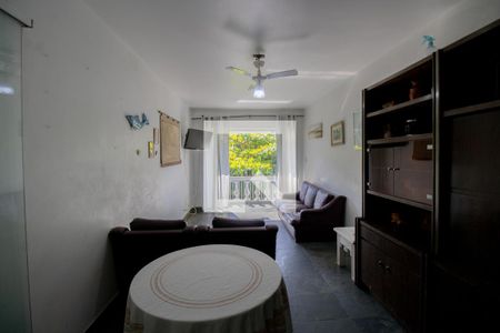 Sala de apartamento para alugar com 3 quartos, 100m² em Jardim Tejereba, Guarujá