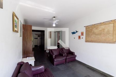 Sala de apartamento para alugar com 3 quartos, 100m² em Jardim Tejereba, Guarujá