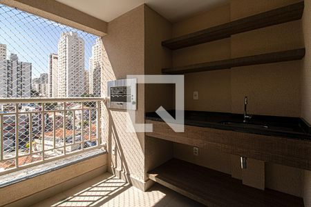 sacada com churrasqueira de apartamento à venda com 2 quartos, 67m² em Bosque da Saúde, São Paulo