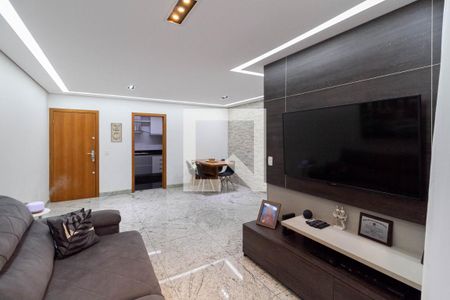 Sala  de apartamento à venda com 3 quartos, 101m² em Itapoã, Belo Horizonte