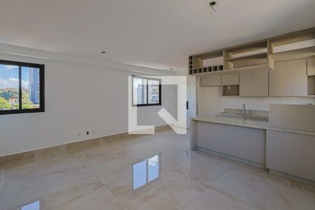 Sala de apartamento para alugar com 1 quarto, 50m² em Barro Preto, Belo Horizonte