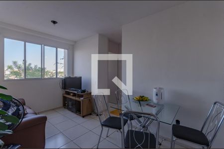 Sala de apartamento à venda com 2 quartos, 45m² em Mantiqueira, Belo Horizonte