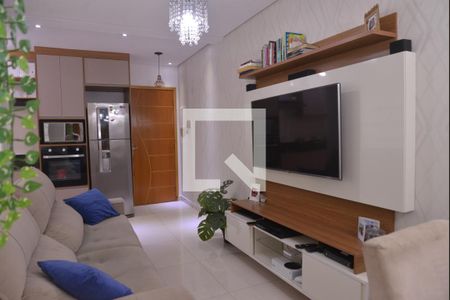 Sala de apartamento à venda com 2 quartos, 62m² em Parque das Nações, Santo André
