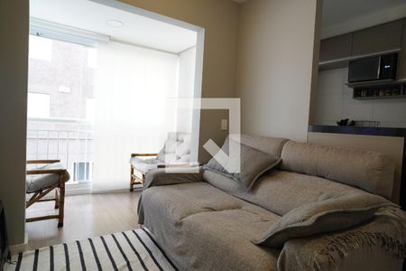 Sala de apartamento para alugar com 2 quartos, 47m² em Vila Marina, São Paulo