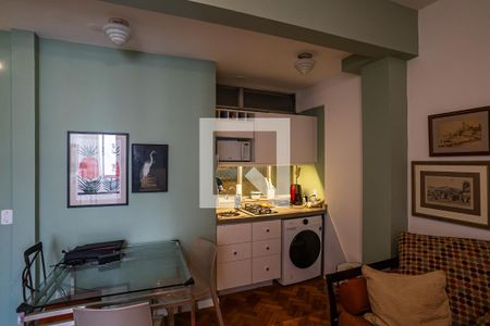 Sala/Cozinha de apartamento à venda com 1 quarto, 40m² em Flamengo, Rio de Janeiro
