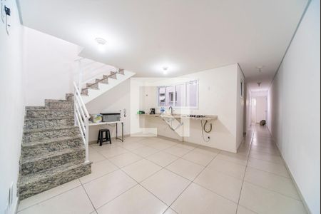 Sala  de apartamento à venda com 2 quartos, 110m² em Vila Pires, Santo André