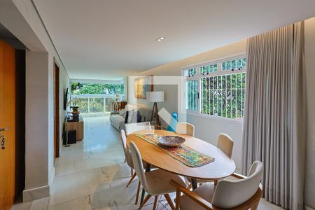 Sala de apartamento à venda com 4 quartos, 134m² em Sion, Belo Horizonte