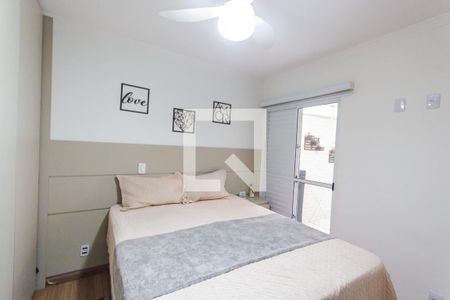 Suíte  de apartamento à venda com 2 quartos, 69m² em Vila Camilópolis, Santo André