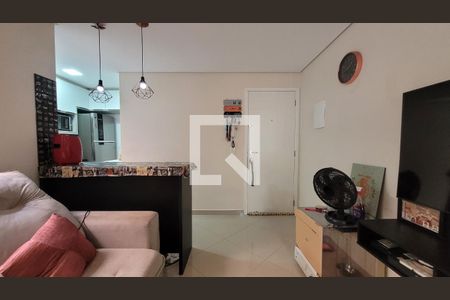 Sala de apartamento à venda com 2 quartos, 50m² em Jardim Paraiso, Santo André