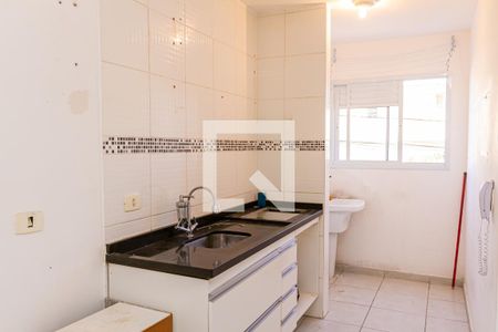 Cozinha e Área de Serviço de apartamento para alugar com 2 quartos, 40m² em Vila São Francisco (zona Leste), São Paulo