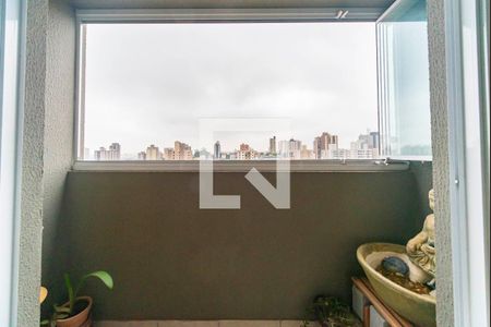 Varanda da Sala de apartamento à venda com 2 quartos, 49m² em Vila Floresta, Santo André