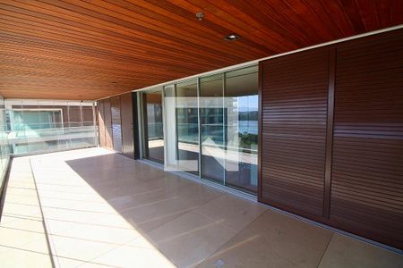 Varanda da Sala de apartamento à venda com 1 quarto, 130m² em Barra da Tijuca, Rio de Janeiro