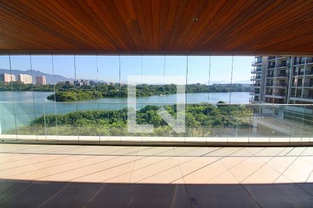 Varanda da Sala de apartamento para alugar com 1 quarto, 130m² em Barra da Tijuca, Rio de Janeiro