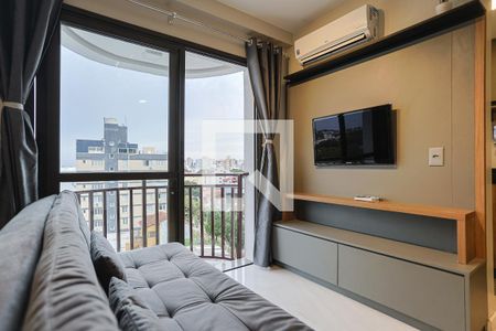 Sala de apartamento para alugar com 1 quarto, 37m² em Jardim Botânico, Porto Alegre