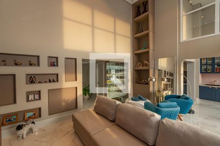 Sala de Estar/Jantar de apartamento à venda com 4 quartos, 189m² em Cambuí, Campinas