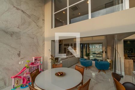 Sala de Estar/Jantar de apartamento à venda com 4 quartos, 189m² em Cambuí, Campinas