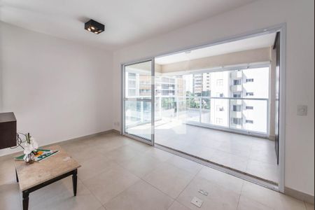 Sala de apartamento para alugar com 1 quarto, 43m² em Santo Amaro, São Paulo