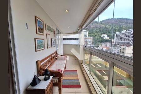 Varanda de apartamento à venda com 2 quartos, 94m² em Botafogo, Rio de Janeiro