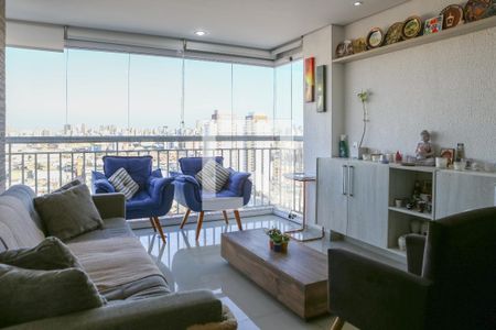 Sala e Sacada de apartamento à venda com 2 quartos, 70m² em Bom Retiro, São Paulo