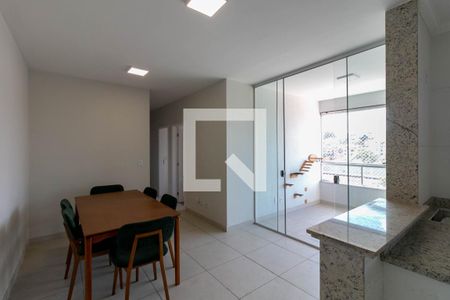 Sala de apartamento à venda com 3 quartos, 72m² em João Pinheiro, Belo Horizonte