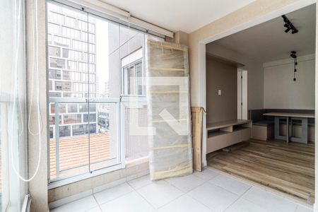 Varanda de apartamento para alugar com 1 quarto, 43m² em Jardim Paulistano, São Paulo