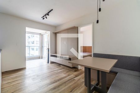 Sala de apartamento para alugar com 1 quarto, 43m² em Jardim Paulistano, São Paulo