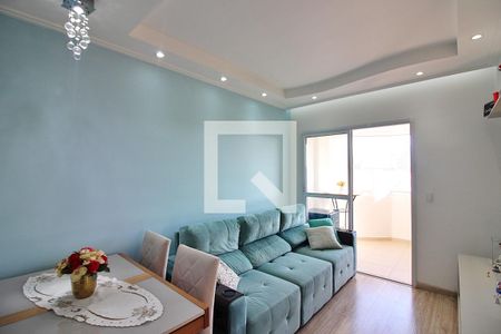 Sala de apartamento para alugar com 2 quartos, 66m² em Baeta Neves, São Bernardo do Campo