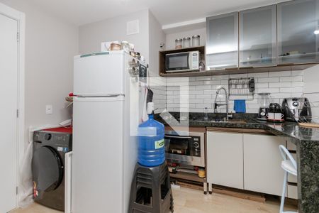 Cozinha de apartamento para alugar com 1 quarto, 32m² em Santo Amaro, São Paulo